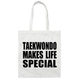 Taekwondo Makes Life Special - Tote Bag White