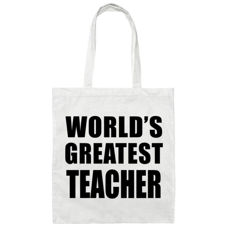 World's Greatest Teacher - Tote Bag White