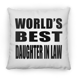 World's Best Daughter In Law - Throw Pillow