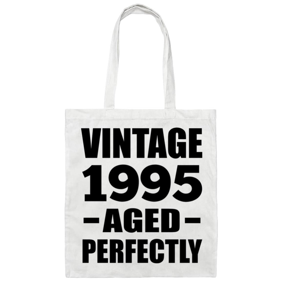29th Birthday Vintage 1995 Aged Perfectly - Tote Bag White