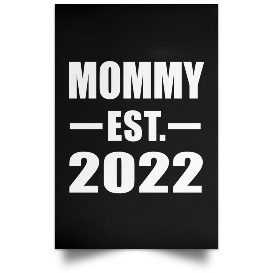 Mommy Established EST. 2022 - Poster Portrait