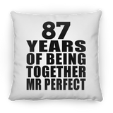 87th Anniversary 87 Years Of Being Mr Perfect - Throw Pillow