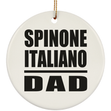 Spinone Italiano Dad - Circle Ornament