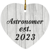 Astronomer Established Est. 2023 - Heart Ornament F