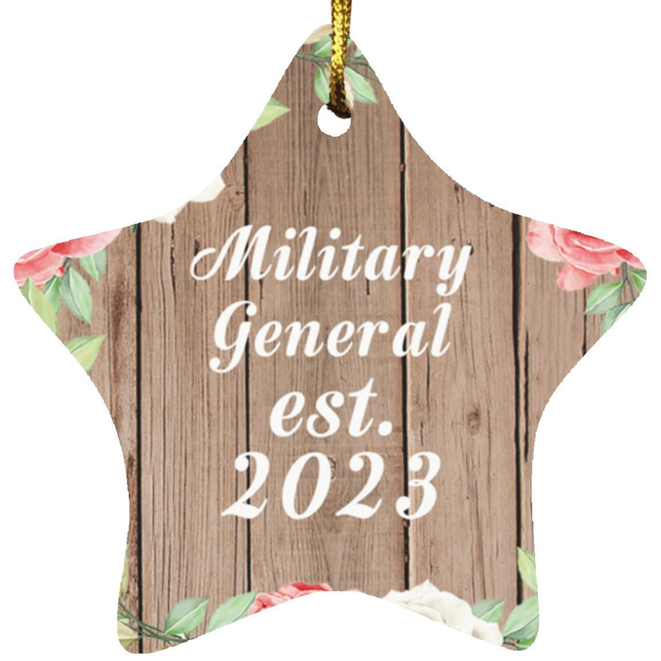 Military General Established Est. 2023 - Star Ornament B
