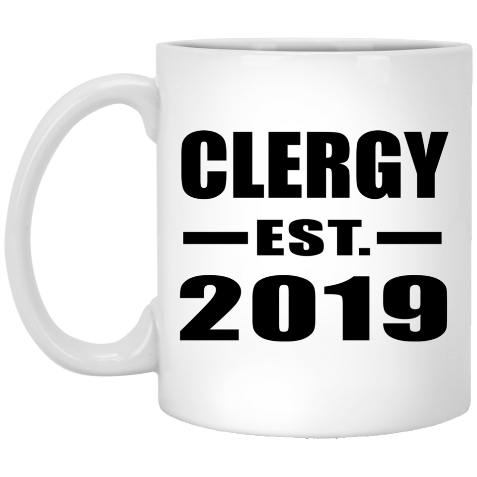 Clergy Established EST. 2019 - 11oz Coffee Mug