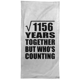 34th Anniversary Square Root of 1156 Years Who's Counting - Hand Towel