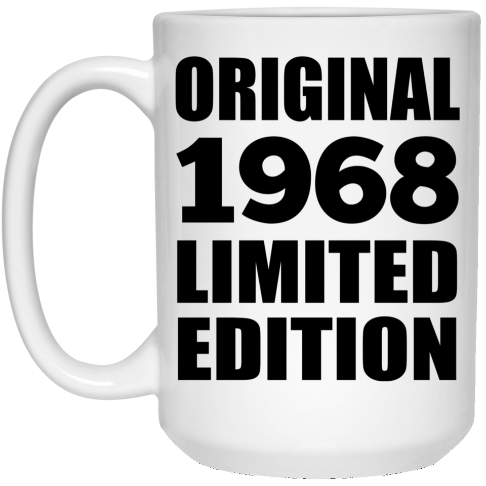 56th Birthday Original 1968 Limited Edition - 15oz Coffee Mug