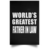 World's Greatest Father In Law - Poster Portrait