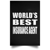 World's Best Insurance Agent - Poster Portrait