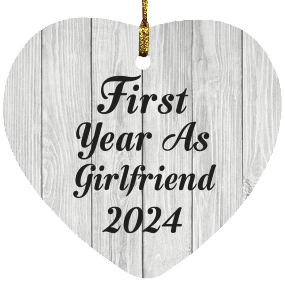 First Year As Girlfriend 2024 - Heart Ornament F