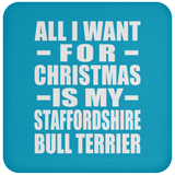 All I Want For Christmas Is My Staffordshire Bull Terrier - Coaster