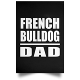 French Bulldog Dad - Poster Portrait