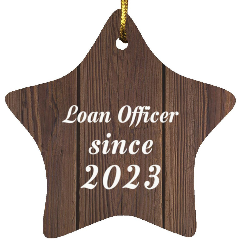 Loan Officer Since 2023 - Star Ornament D