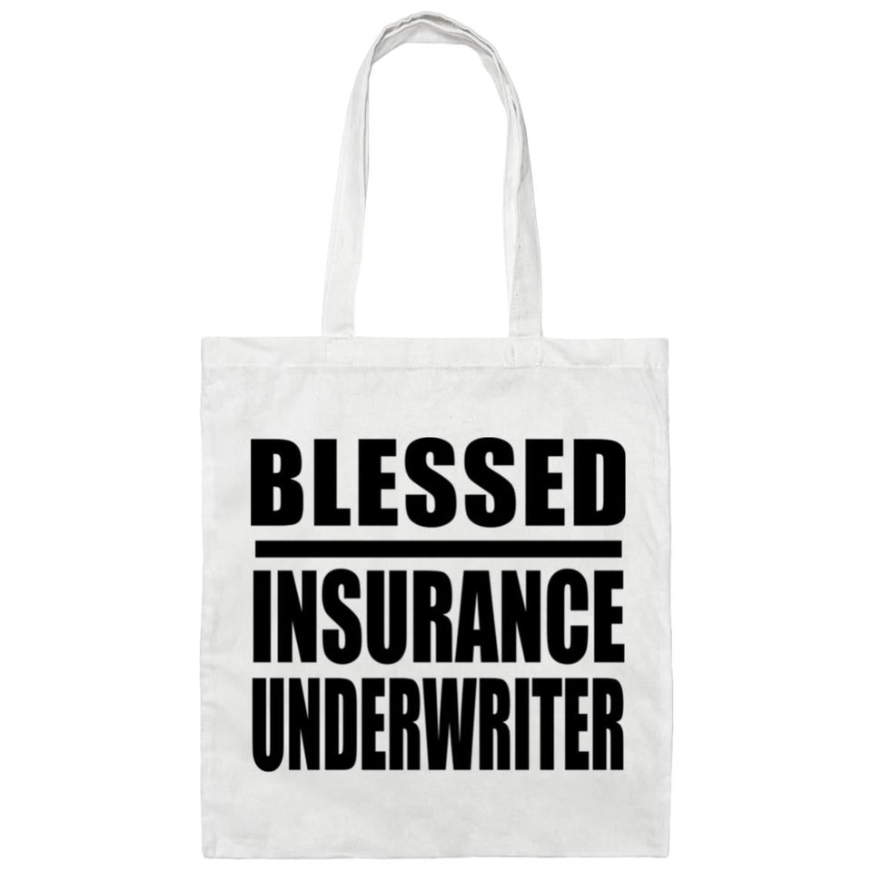 Blessed Insurance Underwriter - Tote Bag White