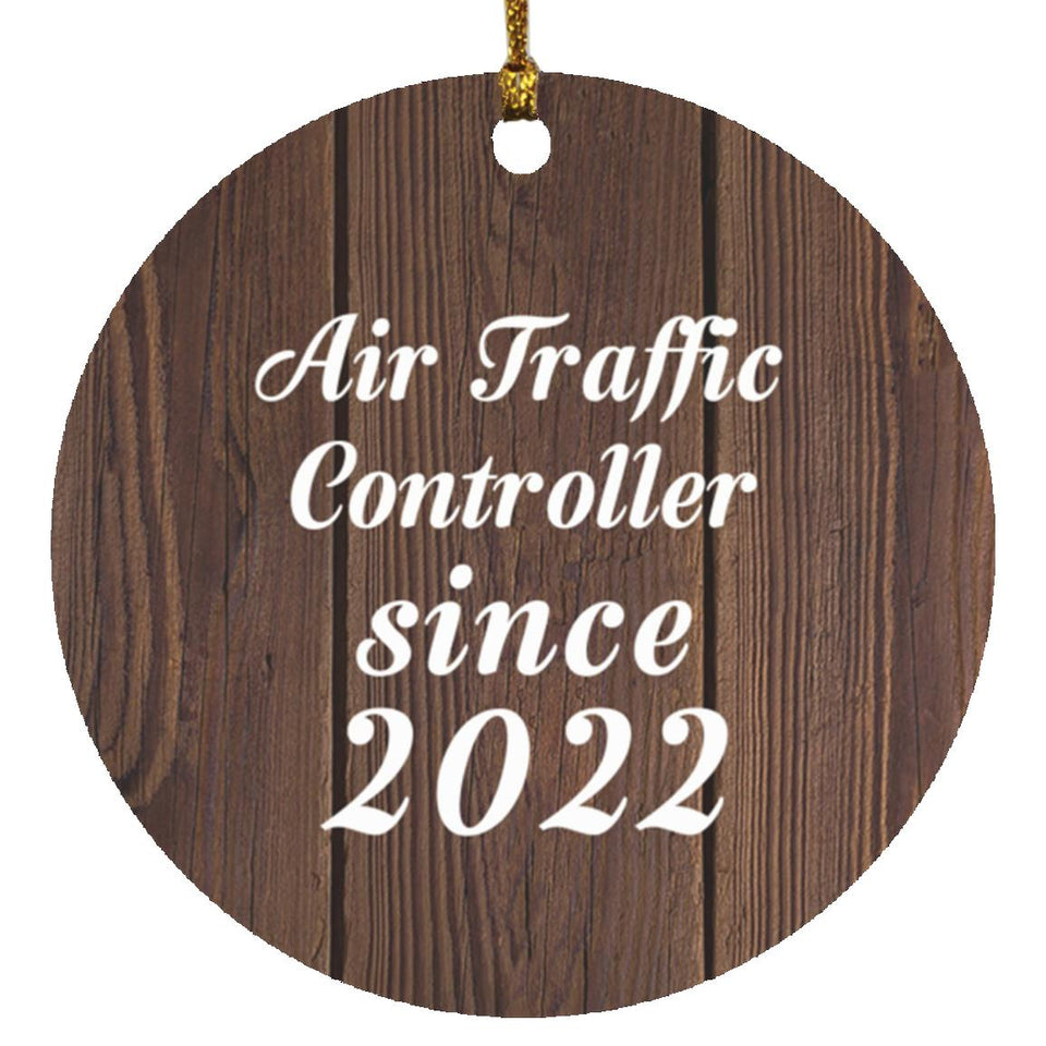 Air Traffic Controller Since 2022 - Circle Ornament D