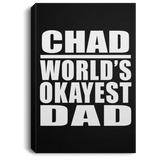 Chad World's Okayest Dad - Canvas Portrait