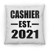Cashier Established EST. 2021 - Throw Pillow