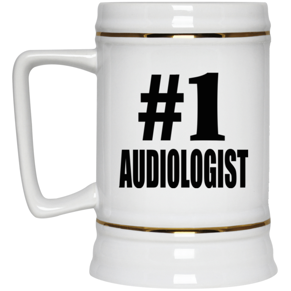 Number One #1 Audiologist - Beer Stein