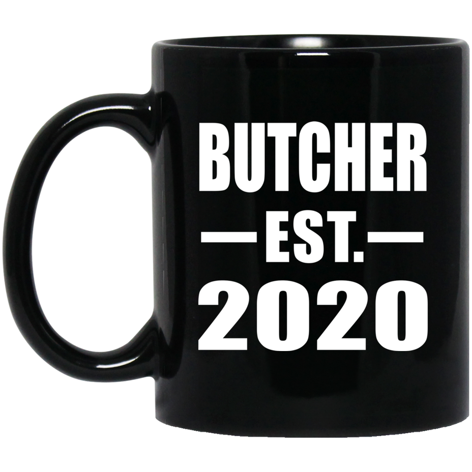 Butcher Established EST. 2020 - 11oz Coffee Mug Black