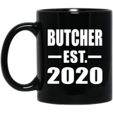 Butcher Established EST. 2020 - 11oz Coffee Mug Black