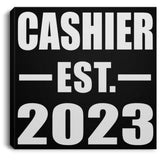 Cashier Established EST. 2023 - Canvas Square