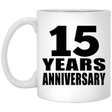 15th Anniversary 15 Years - 11 Oz Coffee Mug