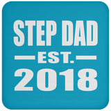 Step Dad Established EST. 2018 - Drink Coaster