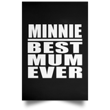 Minnie Best Mum Ever - Poster Portrait
