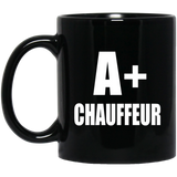 A+ Chauffeur - 11oz Coffee Mug Black