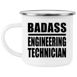 Badass Engineering Technician - 12oz Camping Mug