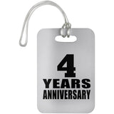 4th Anniversary 4 Years Anniversary - Luggage Bag Tag