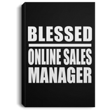 Blessed Online Sales Manager - Canvas Portrait