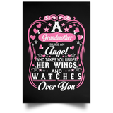 Grandmother Is An Angel Takes You Under Her Wings - Poster Portrait