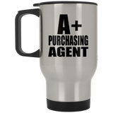 A+ Purchasing Agent - Silver Travel Mug