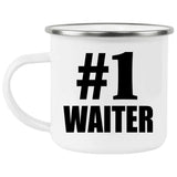 Number One #1 Waiter - 12oz Camping Mug