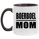 Boerboel Mom - 11oz Accent Mug Black