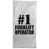Number One #1 Forklift Operator - Hand Towel