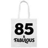 85th Birthday 85 & Fabulous - Tote Bag White