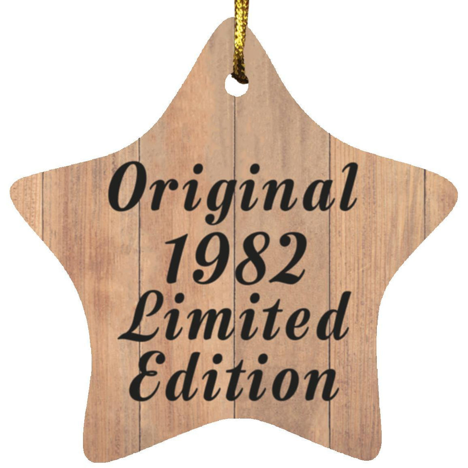 42nd Birthday Original 1982 Limited Edition - Star Ornament C
