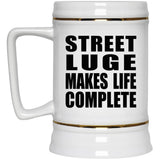 Street Luge Makes Life Complete - Beer Stein