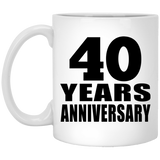 40th Anniversary 40 Years - 11 Oz Coffee Mug