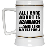 All I Care About Is Azawakh - Beer Stein