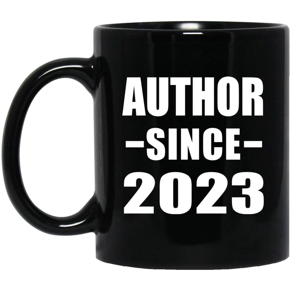 Author Since 2023 - 11oz Coffee Mug Black