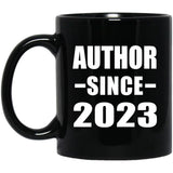 Author Since 2023 - 11oz Coffee Mug Black