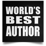 World's Best Author - Poster Square