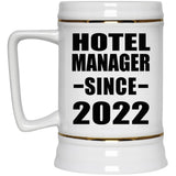 Hotel Manager Since 2022 - Beer Stein