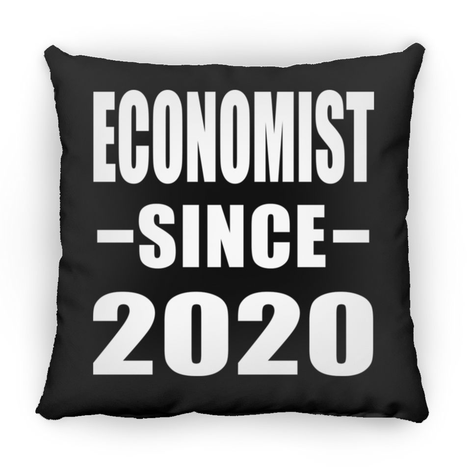 Economist Since 2020 - Throw Pillow Black