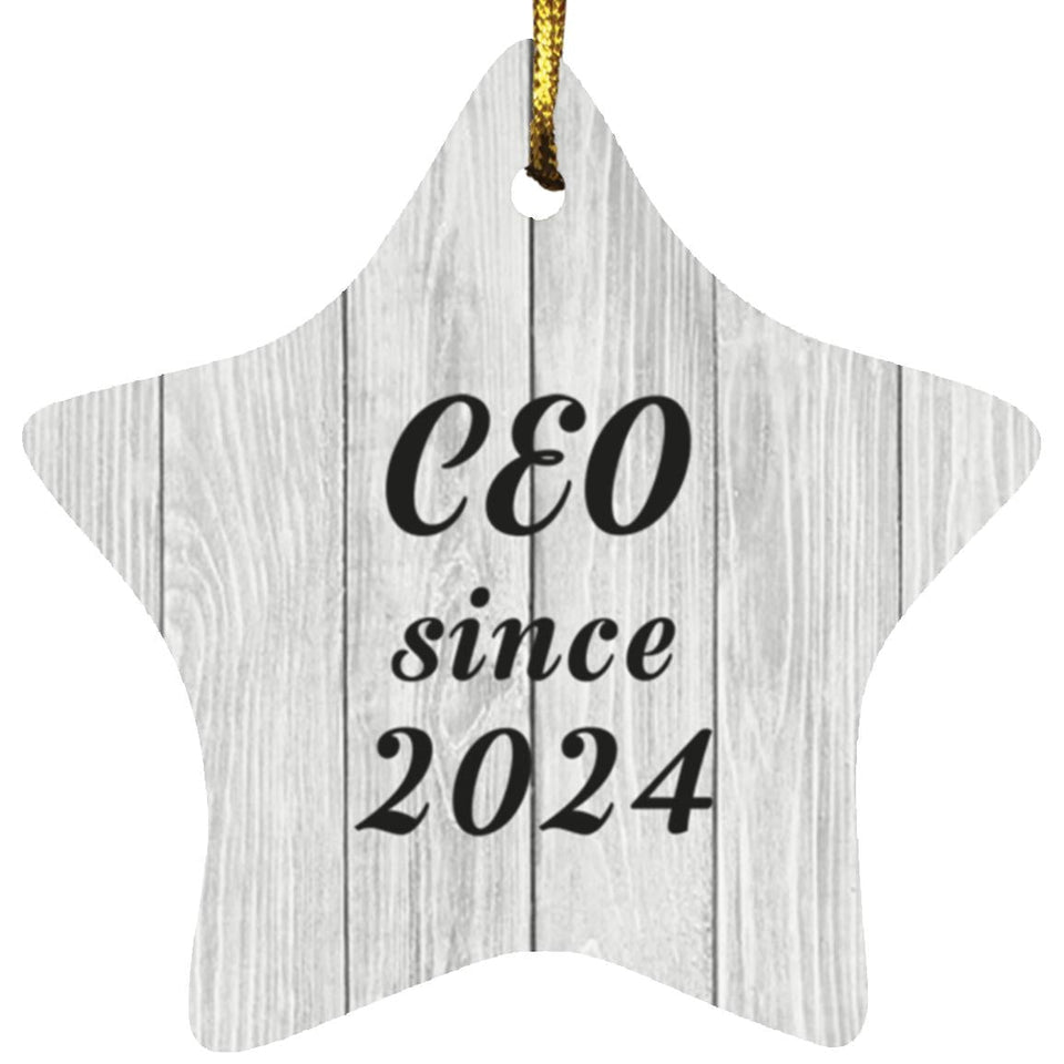 CEO Since 2024 - Star Ornament F