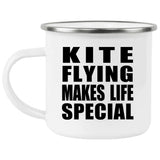 Kite Flying Makes Life Special - 12oz Camping Mug